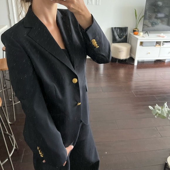 Brooks Brothers Navy Tailored Blazer - Picture 5 of 8